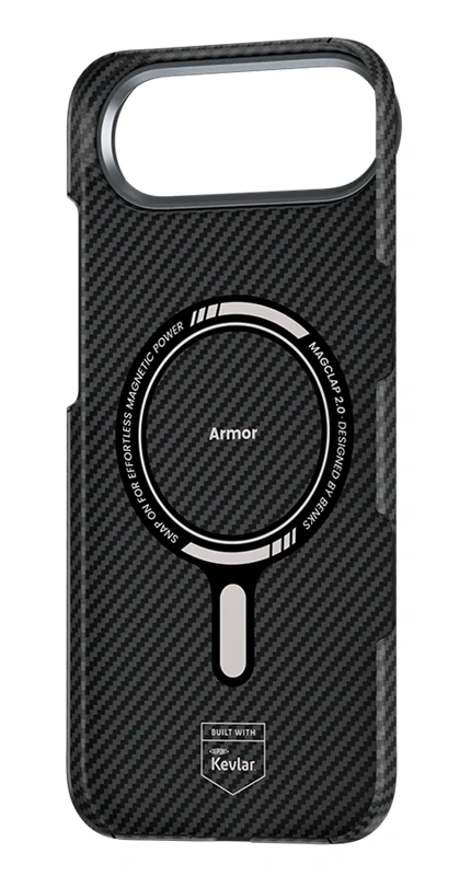 Benks iPhone Air Armor Air Kevlar dėklas, juoda, 5 nuotrauka